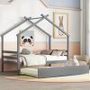 Twin Size House-shaped Bed with Trundle 2 Twin Size House-shaped Bed with Trundle