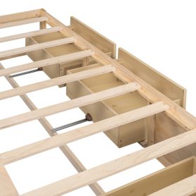 Queen Size Platform Bed With 6 Storage Drawers