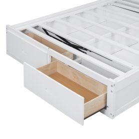 Wood Queen Size Hydraulic Platform Bed with Storage LED Headboard, Charging Station and 2 Drawers 37 Wood Queen Size Hydraulic Platform Bed with Storage LED Headboard, Charging Station and 2 Drawers