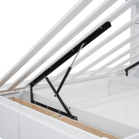 Wood Queen Size Hydraulic Platform Bed with Storage LED Headboard, Charging Station and 2 Drawers 35 Wood Queen Size Hydraulic Platform Bed with Storage LED Headboard, Charging Station and 2 Drawers