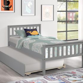 Twin Size Platform Bed Frame With Trundle, Headboard And Footboard 26 Twin Size Platform Bed Frame With Trundle, Headboard And Footboard