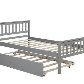 Twin Size Platform Bed Frame With Trundle, Headboard And Footboard 27 Twin Size Platform Bed Frame With Trundle, Headboard And Footboard