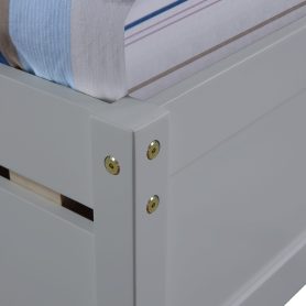 Solid Wood Twin Size Daybed With 2 Drawers, No Box Spring Needed