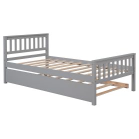 Twin Size Platform Bed Frame With Trundle, Headboard And Footboard 31 Twin Size Platform Bed Frame With Trundle, Headboard And Footboard