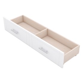 Full Size Murphy Bed with Shelves, Drawers and USB Ports