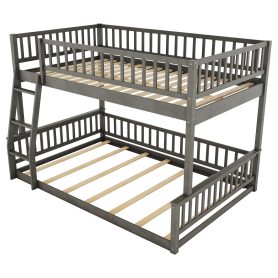 Full XL over Queen Bunk Bed with Ladder and Guardrails 26 Full XL over Queen Bunk Bed with Ladder and Guardrails