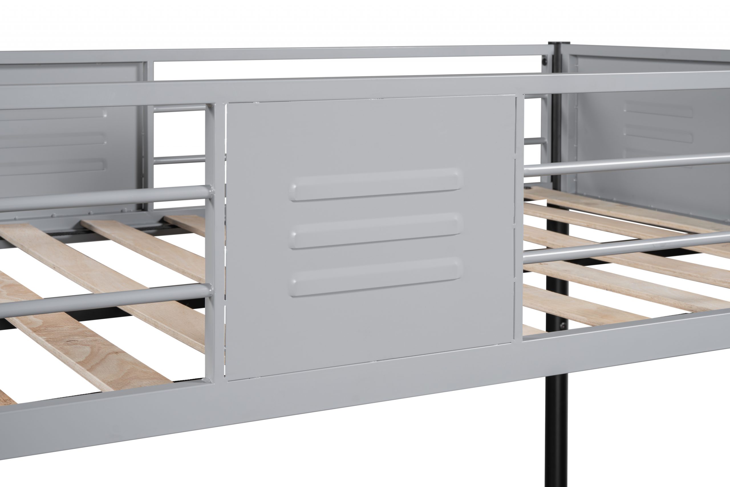 Metal Twin over Twin Bunk Bed with Vent Board 14 Metal Twin over Twin Bunk Bed with Vent Board