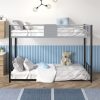 Metal Twin over Twin Bunk Bed with Vent Board