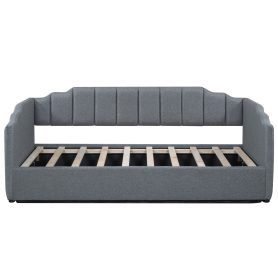 Twin Size Upholstered Daybed With Underneath Storage