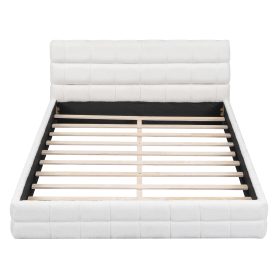 Queen Size Upholstered Platform Bed