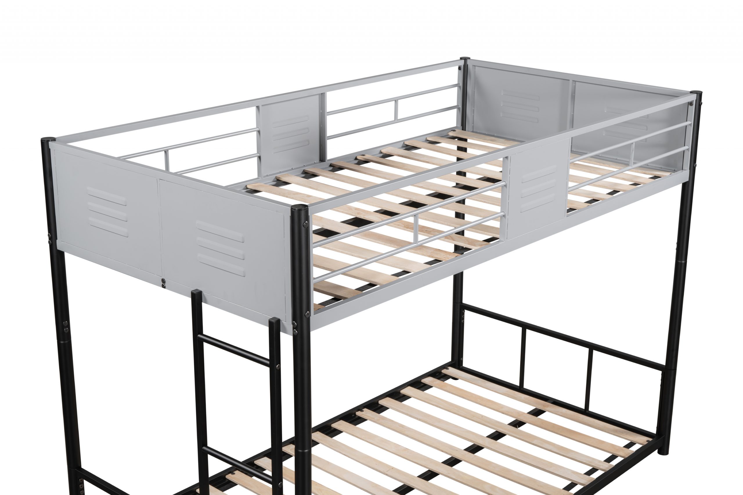 Metal Twin over Twin Bunk Bed with Vent Board 12 Metal Twin over Twin Bunk Bed with Vent Board