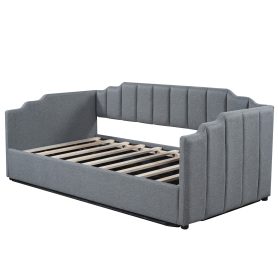 Twin Size Upholstered Daybed With Underneath Storage
