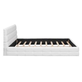 Queen Size Upholstered Platform Bed