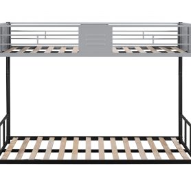 Metal Twin over Twin Bunk Bed with Vent Board 19 Metal Twin over Twin Bunk Bed with Vent Board