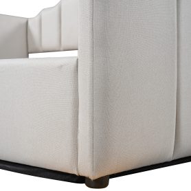 Full Size Upholstered Daybed With Underneath Storage