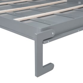 Full Size Murphy Bed Wall Bed with Top Cabinets