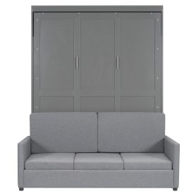 Quality Queen Size Murphy Bed Wall Bed with Cushion