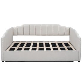 Full Size Upholstered Daybed With Underneath Storage