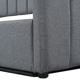 Twin Size Upholstered Daybed With Underneath Storage