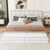 Queen Size Upholstered Platform Bed