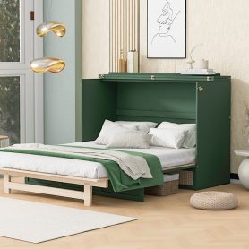 Queen Murphy Bed with Large Drawers