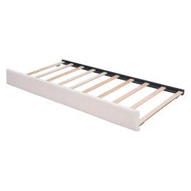 Teddy Fleece Full Size Upholstered Platform Bed with Trundle 27 Teddy Fleece Full Size Upholstered Platform Bed with Trundle