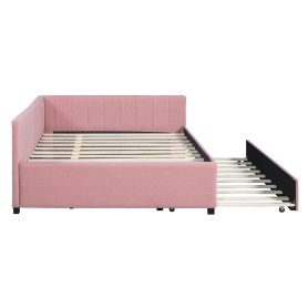 Full Size Upholstered Daybed With Trundle