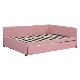 Full Size Upholstered Daybed With Trundle