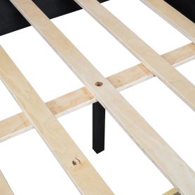 Full Size Upholstered Daybed with 2 Storage Drawers