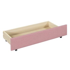 Full Size Upholstered Daybed with 2 Storage Drawers