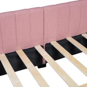 Full Size Upholstered Daybed with 2 Storage Drawers