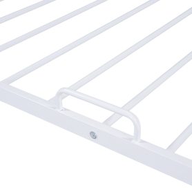 Full Size Metal House Bed With Twin Size Trundle