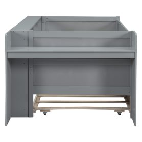 Multi-functional Daybed With Drawers Andtrundle,  Headboard Storage And Tables