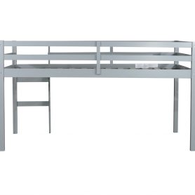 Solid Wooden Wooden Twin Loft Bed with Ladder