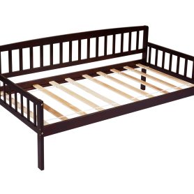 Pine Wood Twin-Size Daybed With Two Storage Drawers 35 Pine Wood Twin-Size Daybed With Two Storage Drawers