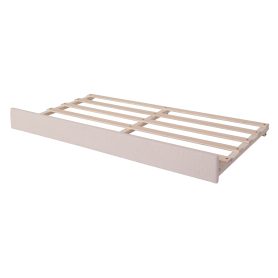 Teddy Fleece Twin Size Upholstered Daybed With Light And Trundle