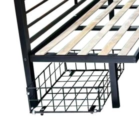 Full Size Loft Bed With Table Set, Transformable To Full Over Full Bunk