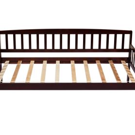 Pine Wood Twin-Size Daybed With Two Storage Drawers 44 Pine Wood Twin-Size Daybed With Two Storage Drawers