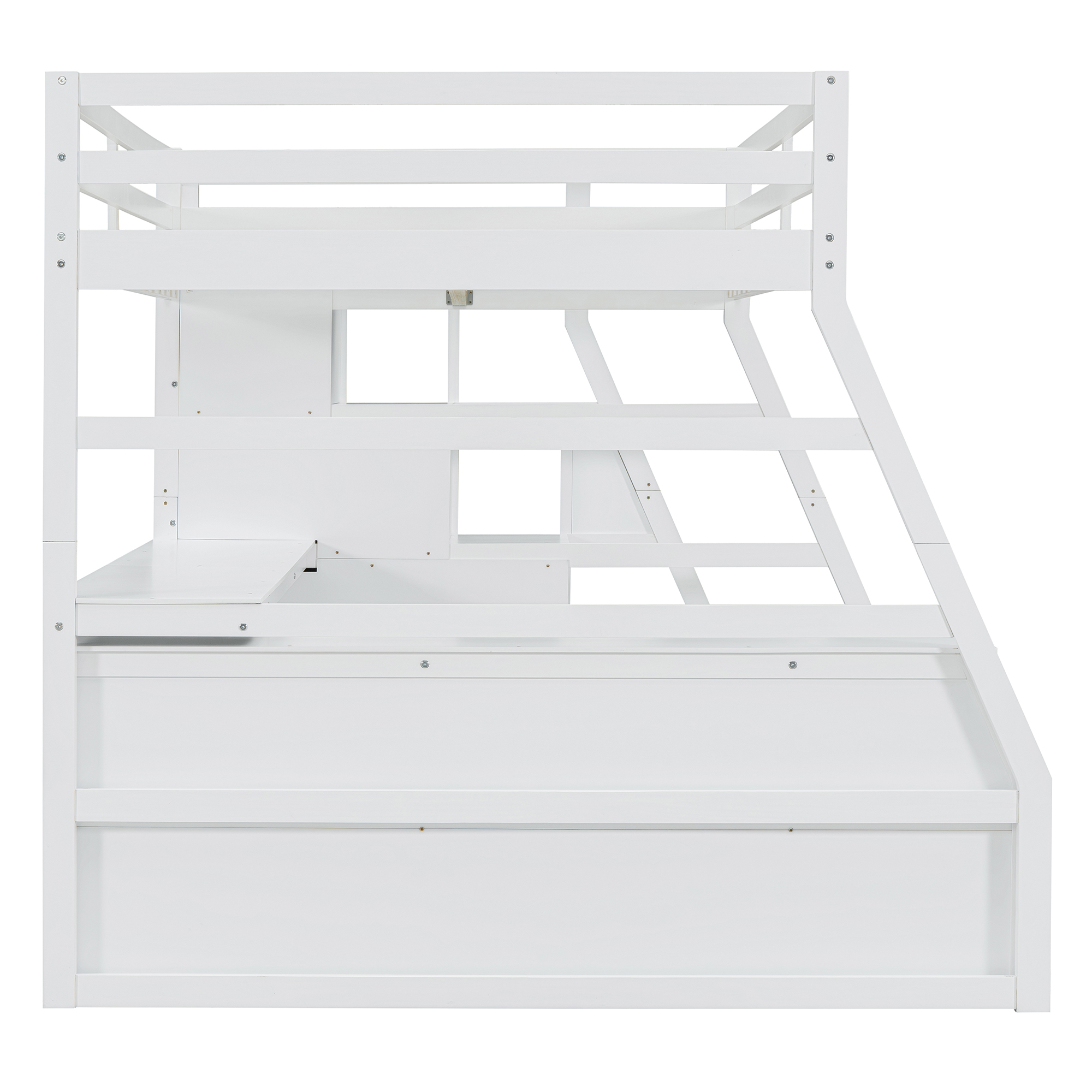 Full Size Loft Bed With 7 Drawers 2 Shelves And Desk 11 Full Size Loft Bed With 7 Drawers 2 Shelves And Desk