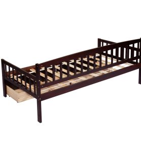 Pine Wood Twin-Size Daybed With Two Storage Drawers 32 Pine Wood Twin-Size Daybed With Two Storage Drawers