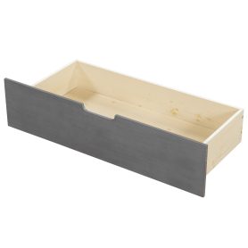 Twin Size Wood Daybed With 2 Drawers And Rustic Guardrail