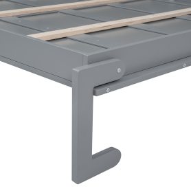 Queen Size Murphy Bed Wall Bed with Top Shelves & USB