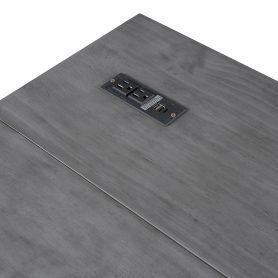 Solid Wooden Queen Murphy Bed With Large Drawers