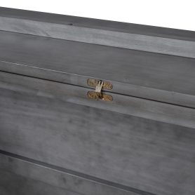 Solid Wooden Queen Murphy Bed With Large Drawers