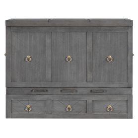 Full Size Murphy Bed with USB Port and a Large Drawer 39 Full Size Murphy Bed with USB Port and a Large Drawer