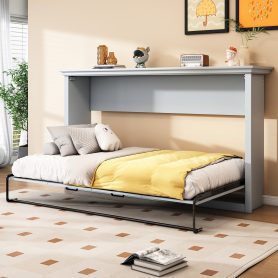 Twin Size Murphy Bed, Can Be Folded Into A Cabinet
