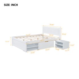 Full Size Platform Bed With Drawer And Two Shelves 30 Full Size Platform Bed With Drawer And Two Shelves