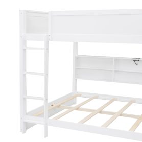 Queen over Queen Bunk Bed with Storage Cabinets and USB Ports 35 Queen over Queen Bunk Bed with Storage Cabinets and USB Ports