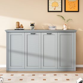 Twin Size Murphy Bed, Can Be Folded Into A Cabinet