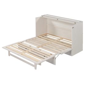 Queen Size Murphy Bed with Large Drawers & USB Ports 32 Queen Size Murphy Bed with Large Drawers & USB Ports